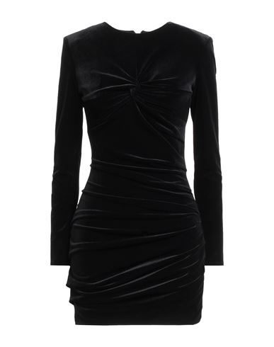 Elisabetta Franchi Woman Mini dress Black Size 6 Polyester, Elastane
