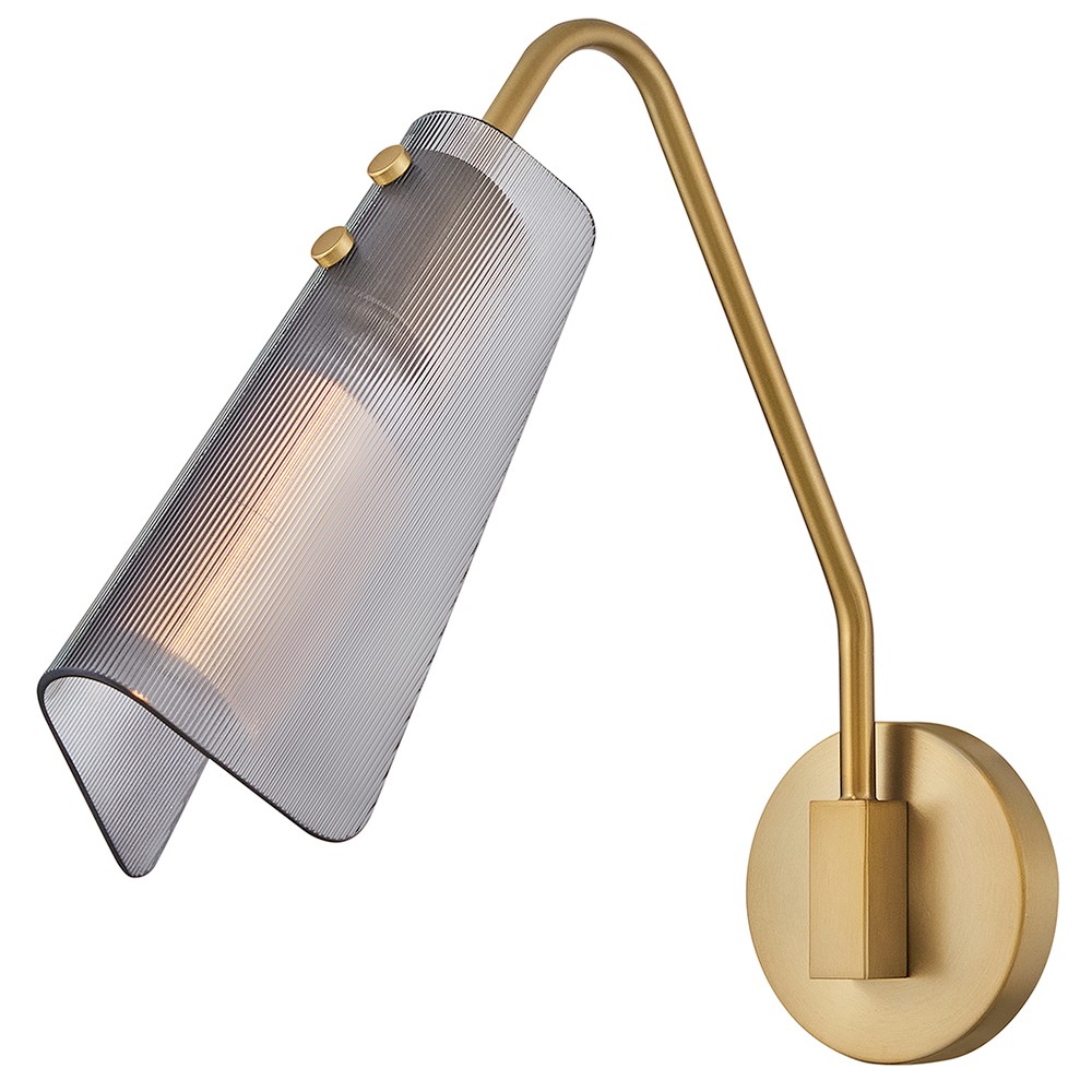 Lacquered Brass LED Wall Sconce from the Altman Collection