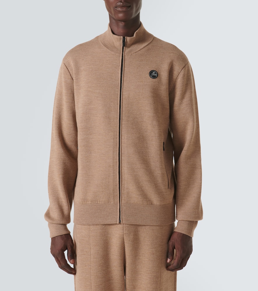 Mayeul wool-blend zip-up cardigan