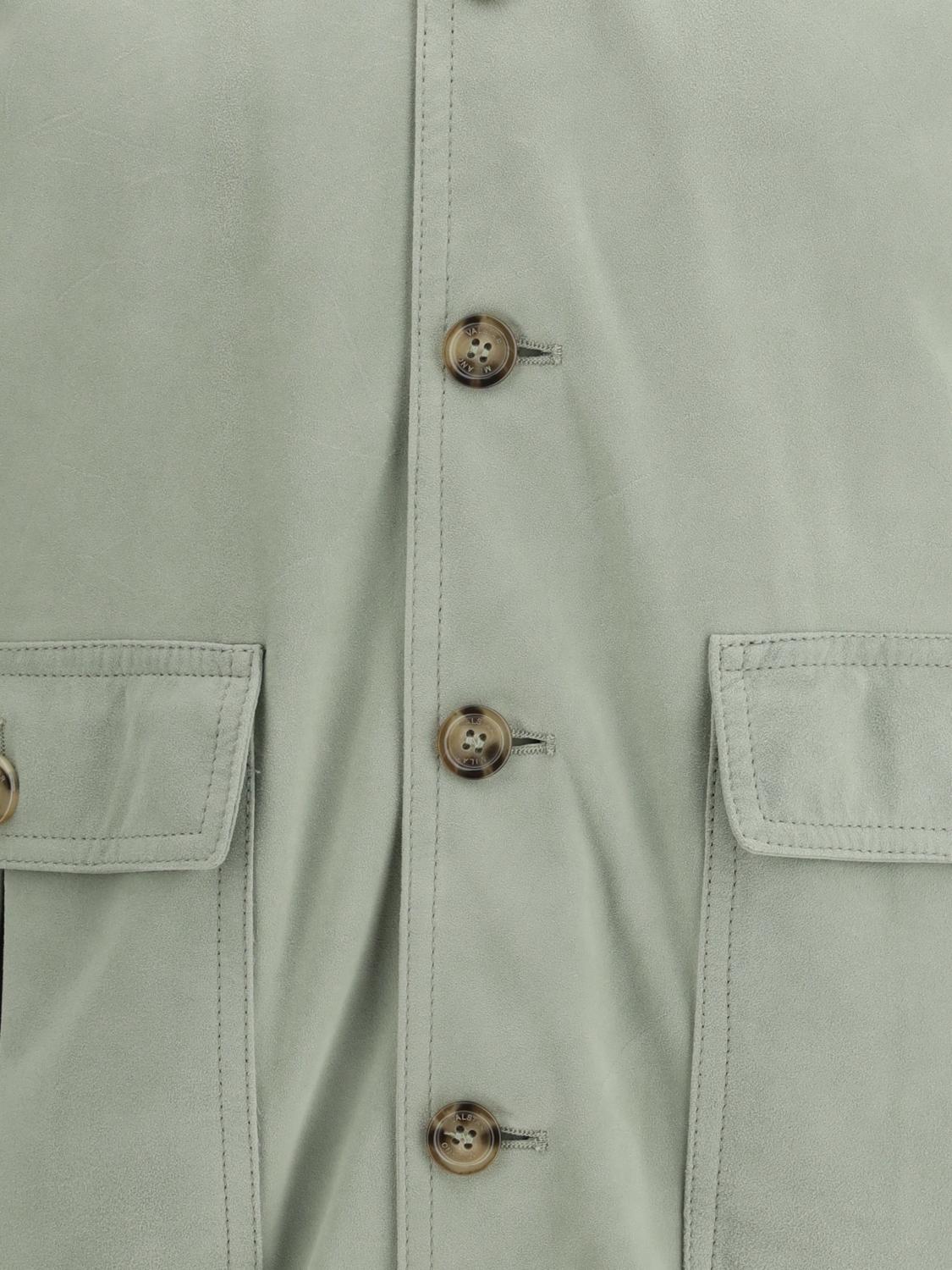 Suede bomber jacket - Neutrals