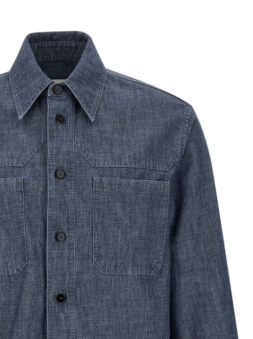203 Shirt And Blouse Blue