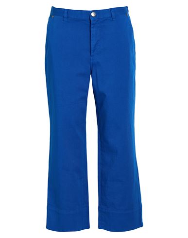 Woman Pants Blue Size 26 Cotton, Elastomultiester, Elastane