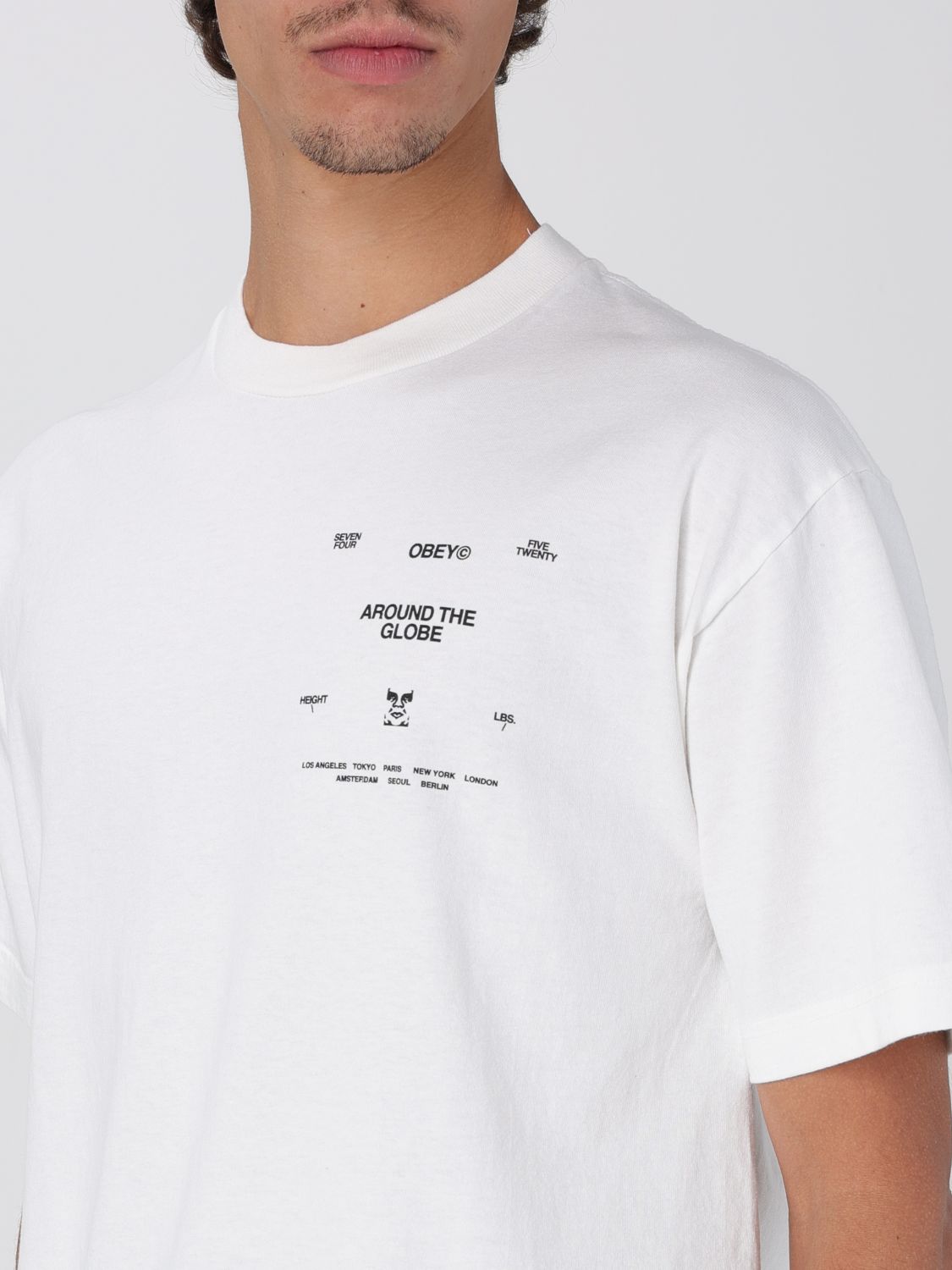 T-Shirt OBEY Men color White