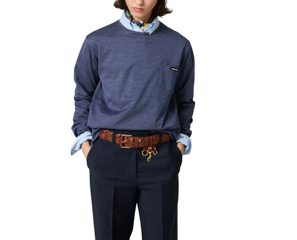 Two-tone Jersey T-shirt