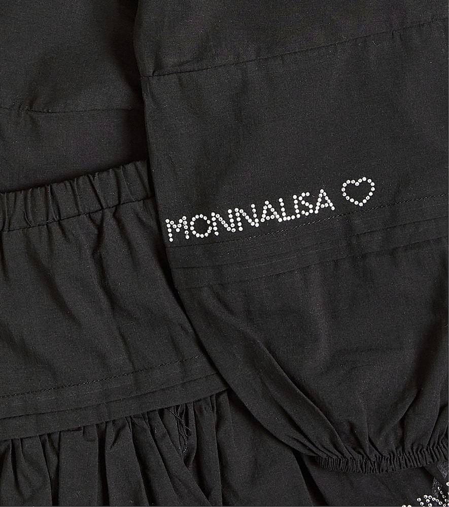 Cotton top and skirt set