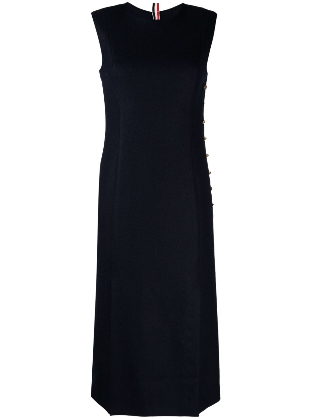 Wool midi dress - Blue