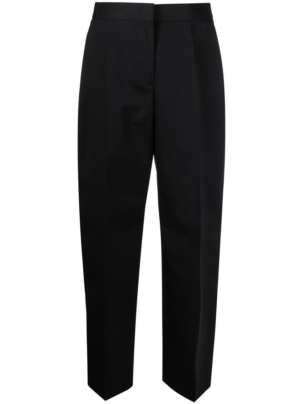 Cropped tailored trousers - Black