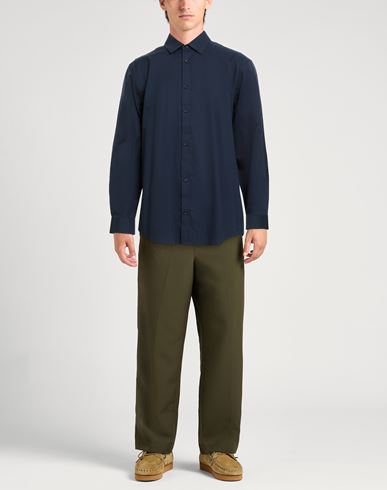 Premium Man Shirt Navy Size S Cotton