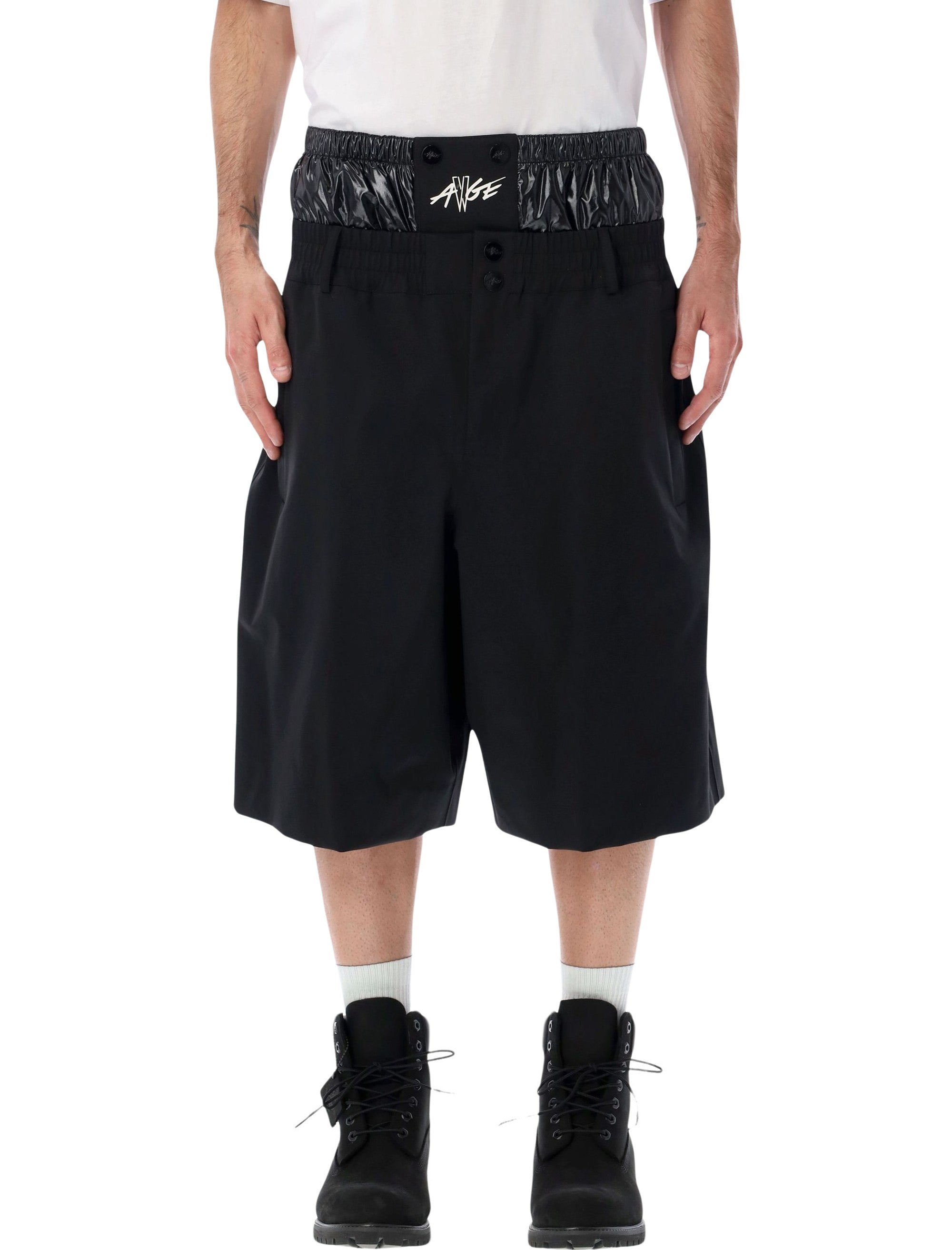 X A$AP Rocky Logo Print Shorts