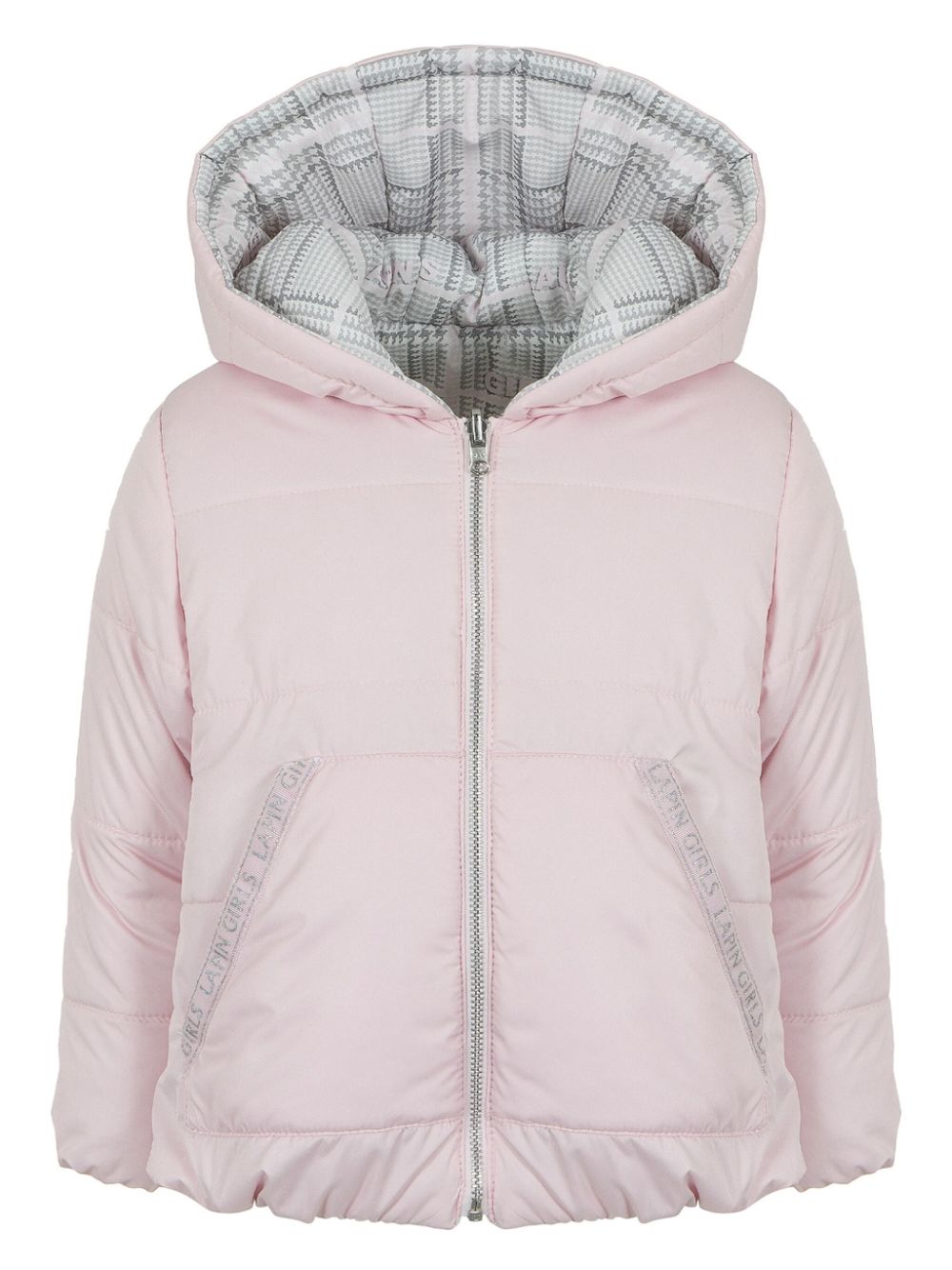 Reversible hooded jacket - Pink