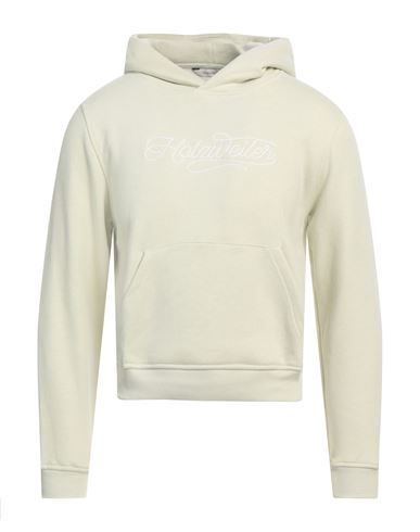 Man Sweatshirt Light green Size XS Organic cotton, Recycled polyester