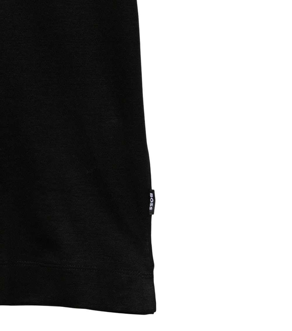 Black Solid Crew Neck T-Shirt