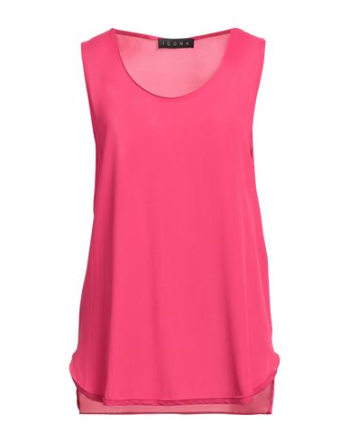 Woman Top Fuchsia Size 10 Rayon