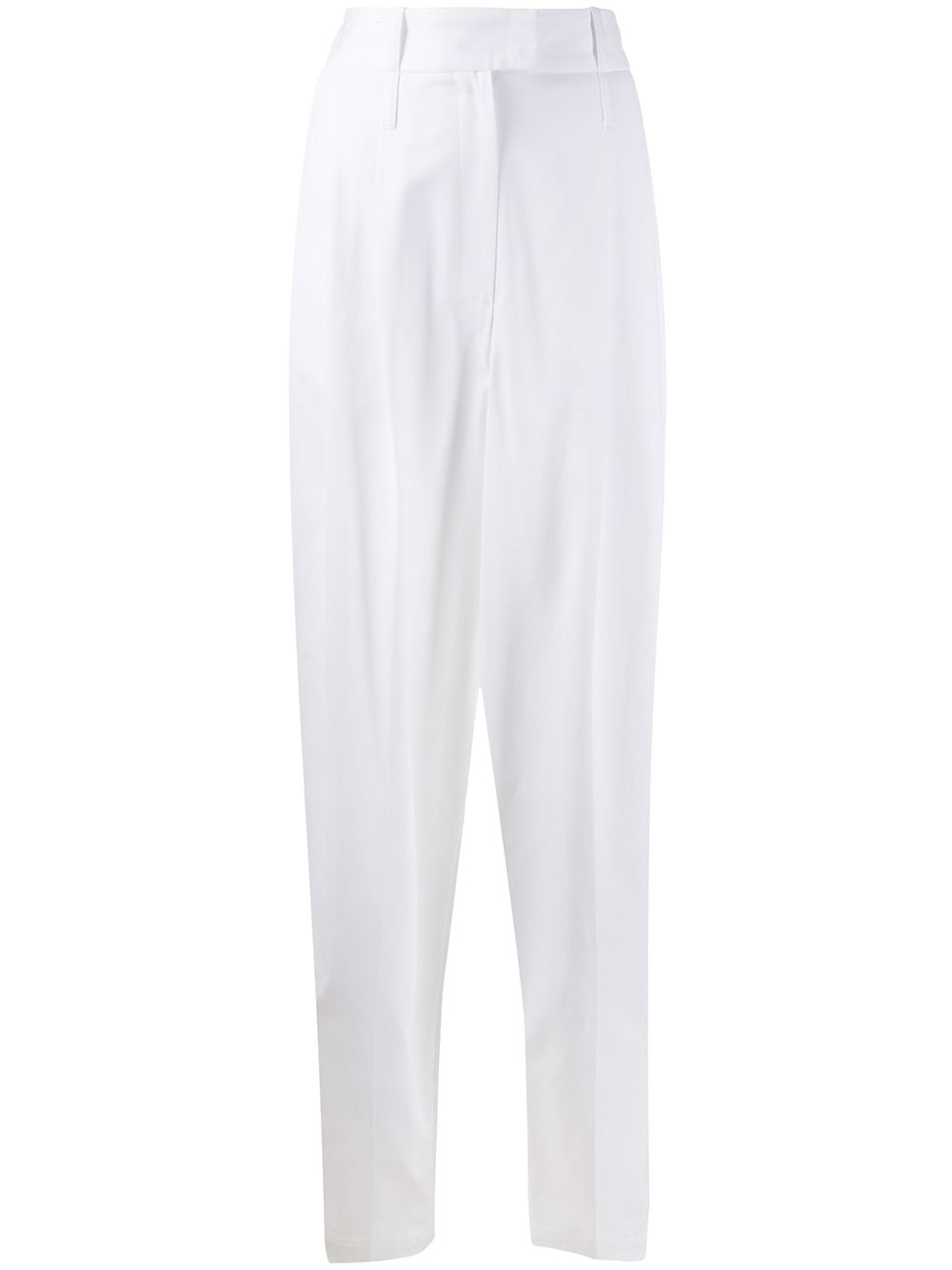 Oversized tailored trousers - White