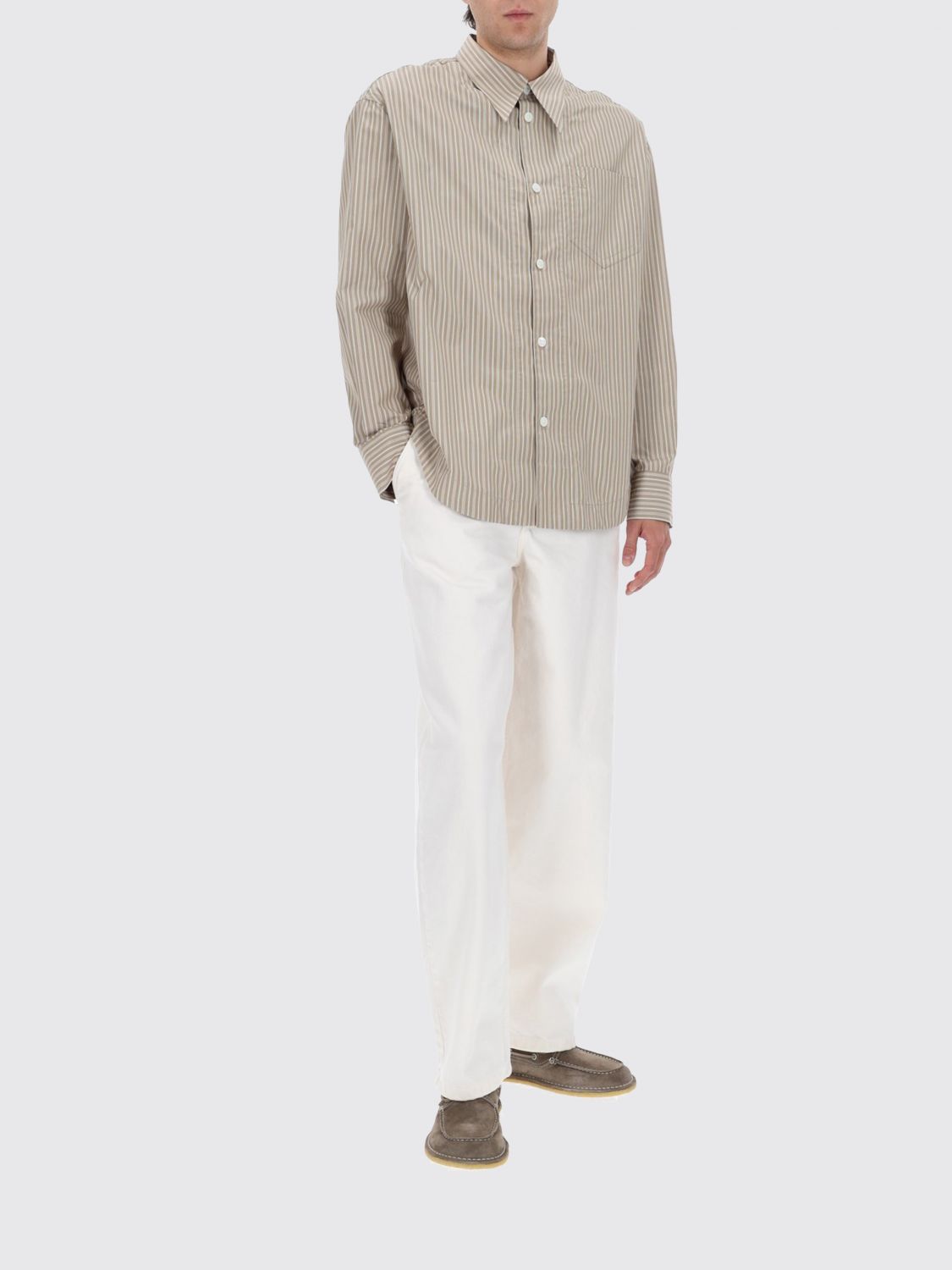 Shirt Men color Beige