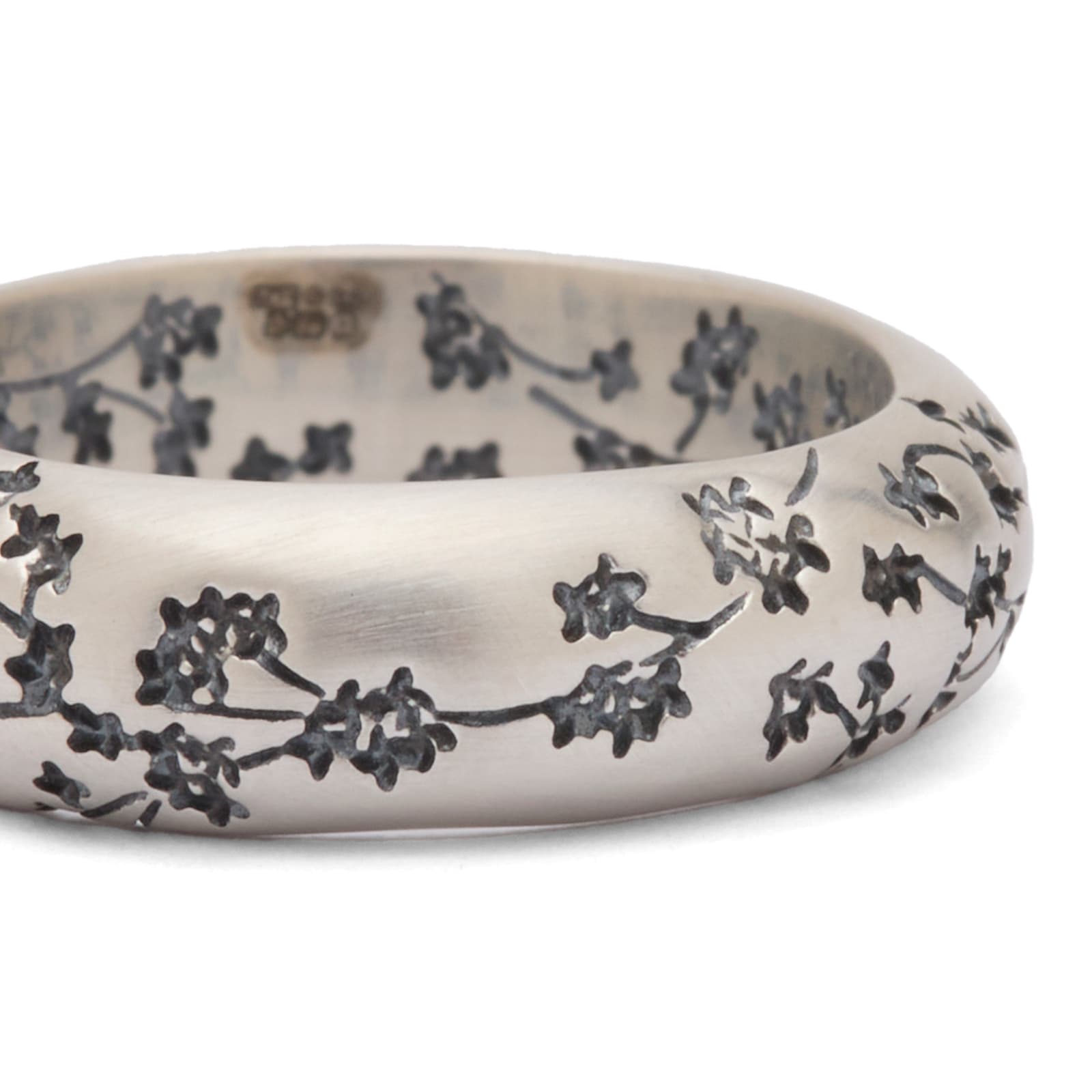 Men's Blossom Ring in Silver