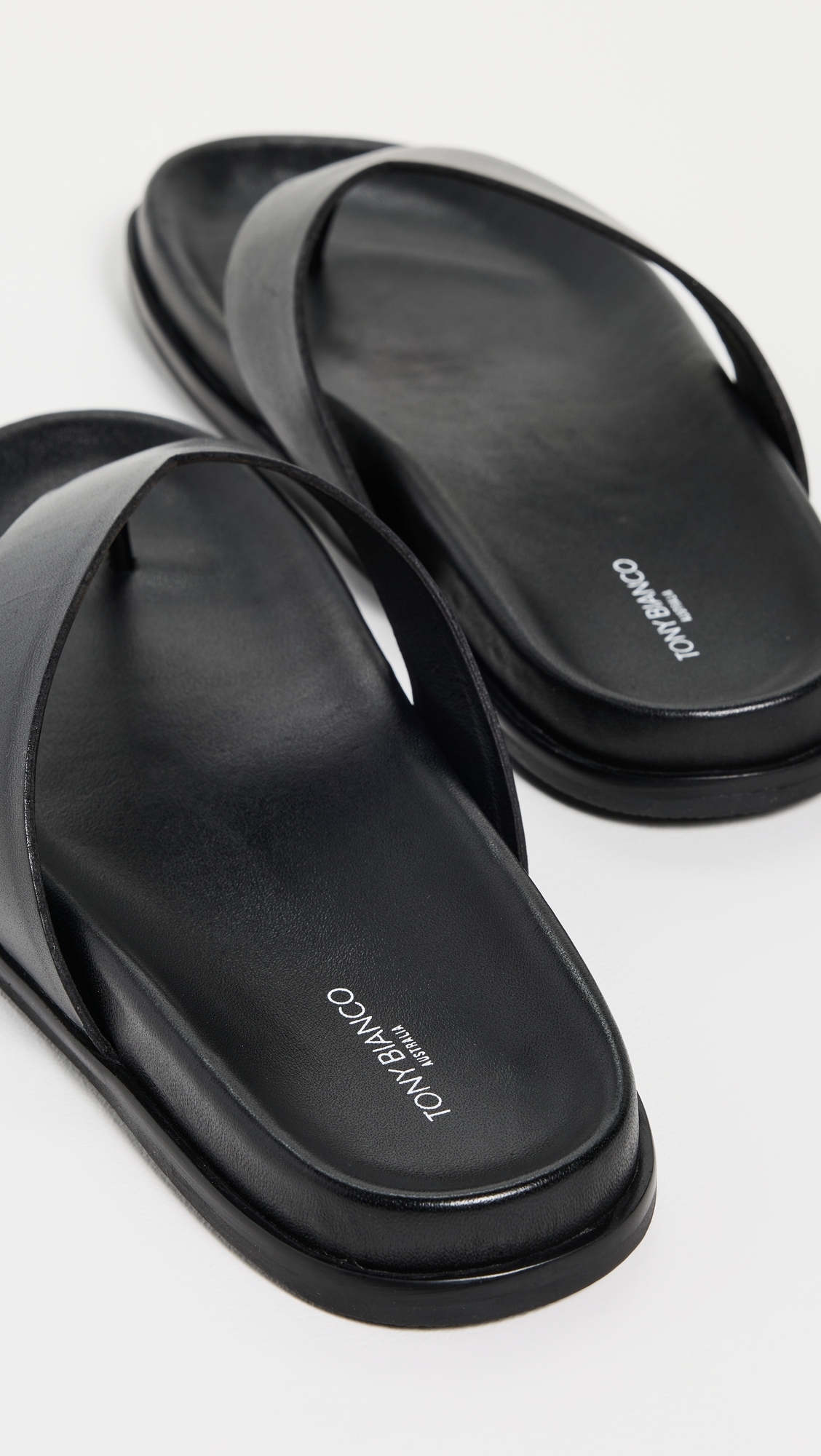 Tony Bianco Loop Sandals Black
