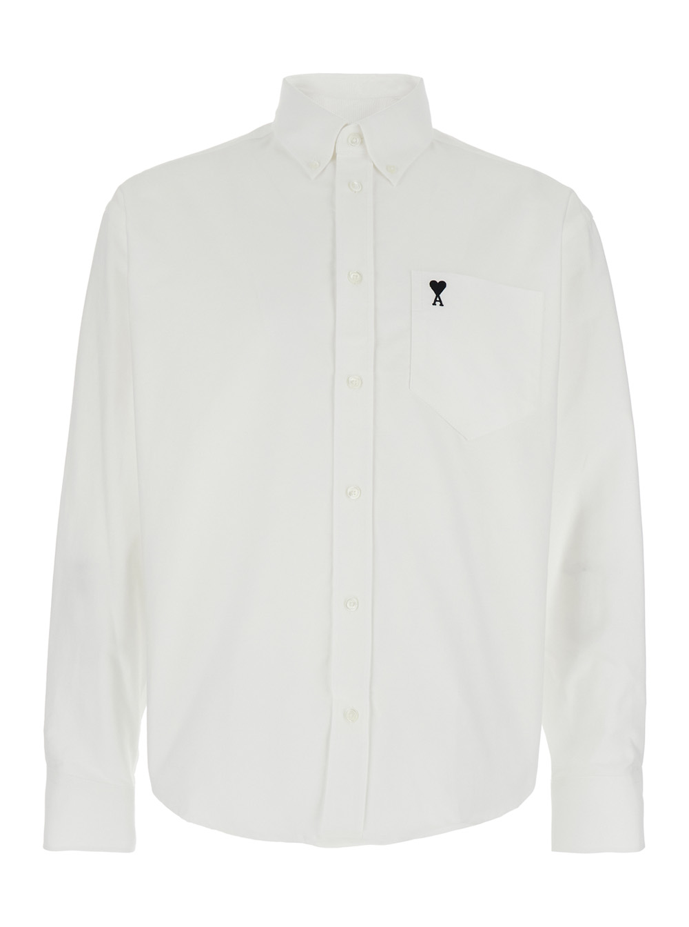 Ami Paris - ami de coeur signature collar shirt