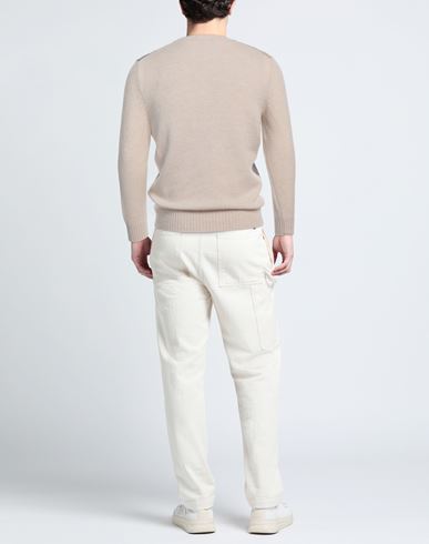 La Fileria Man Sweater Beige Size 38 Virgin Wool