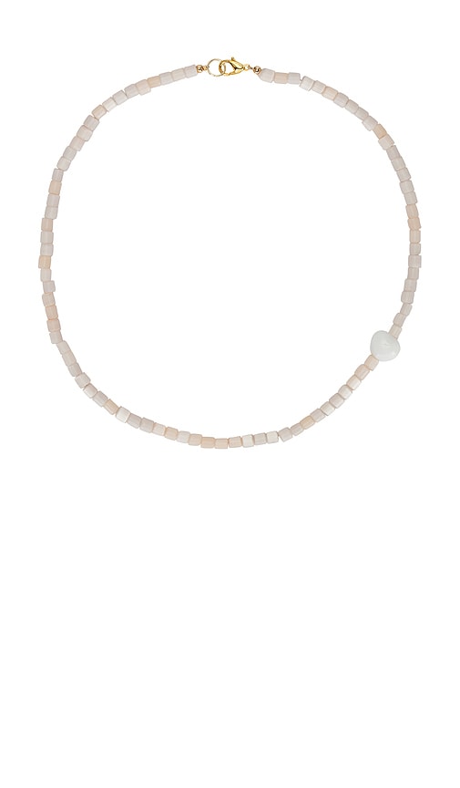 Casa clara collar de cuentas fretty en color crema a