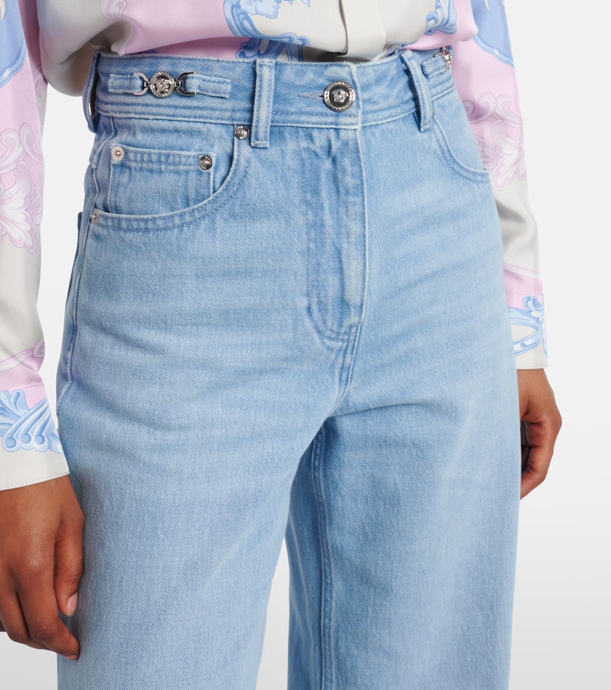 High-rise wide-leg jeans