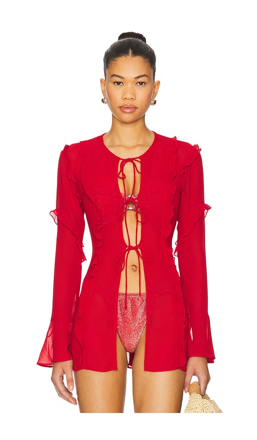 Lovewave The Sana Top in Red. - M also in