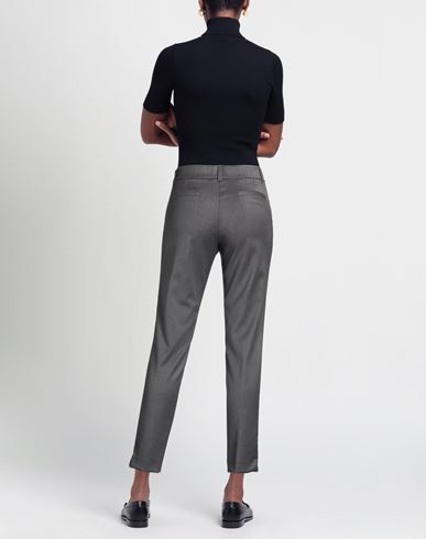 Woman Pants Grey Size 14 Polyester, Viscose, Elastane
