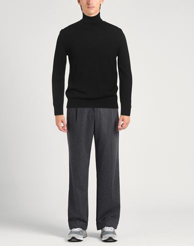 Man Turtleneck Black Size 38 Wool
