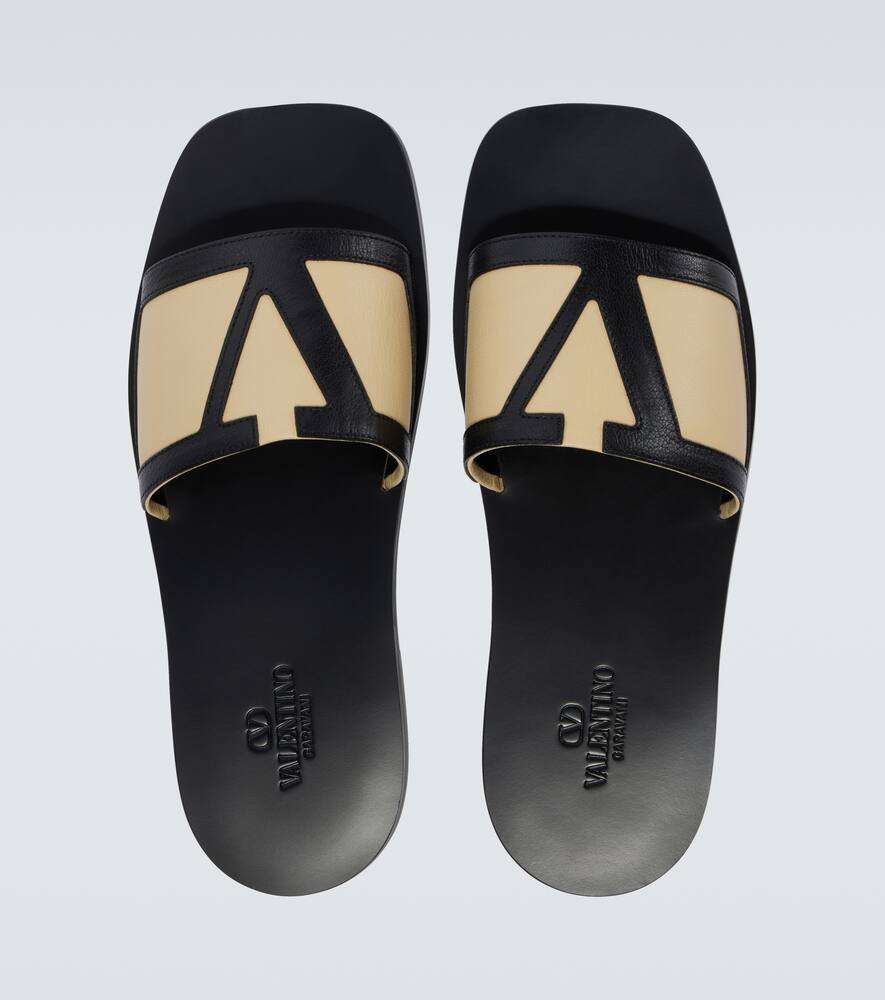 Valentino Garavani VLogo leather slides