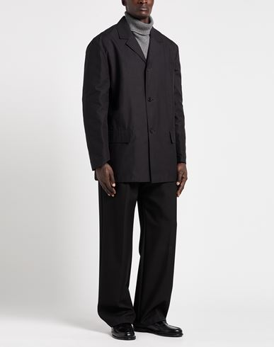 Man Blazer Black Size 42 Cotton