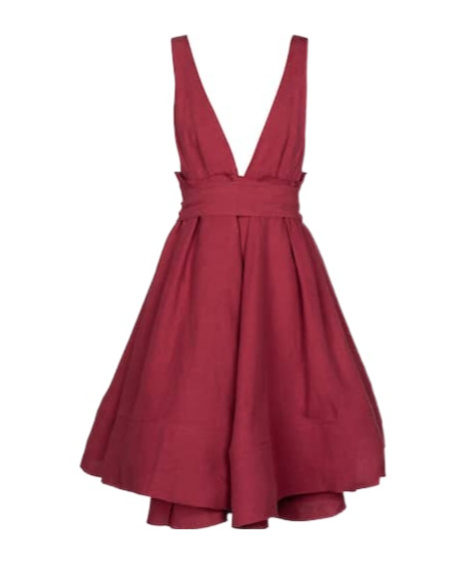 Quesyn linen minidress