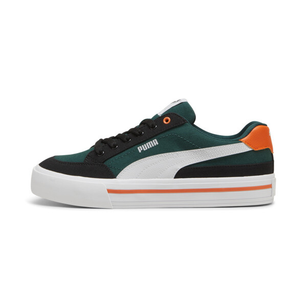 PUMA Court Classic Vulcanized Formstrip Sneakers in Green