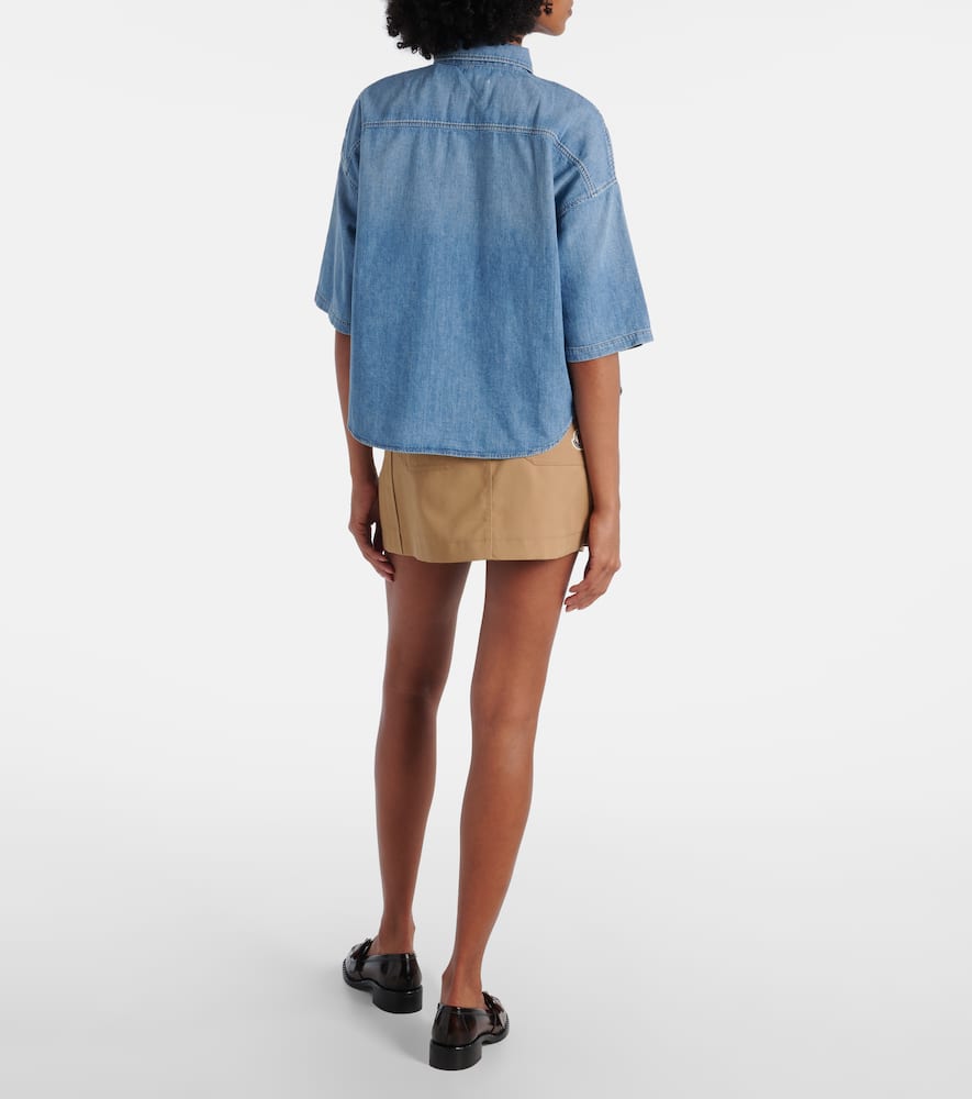 Frances denim shirt