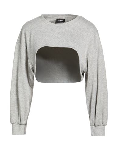 Woman Sweatshirt Grey Size M Viscose, Cotton, Polyester, Polyamide