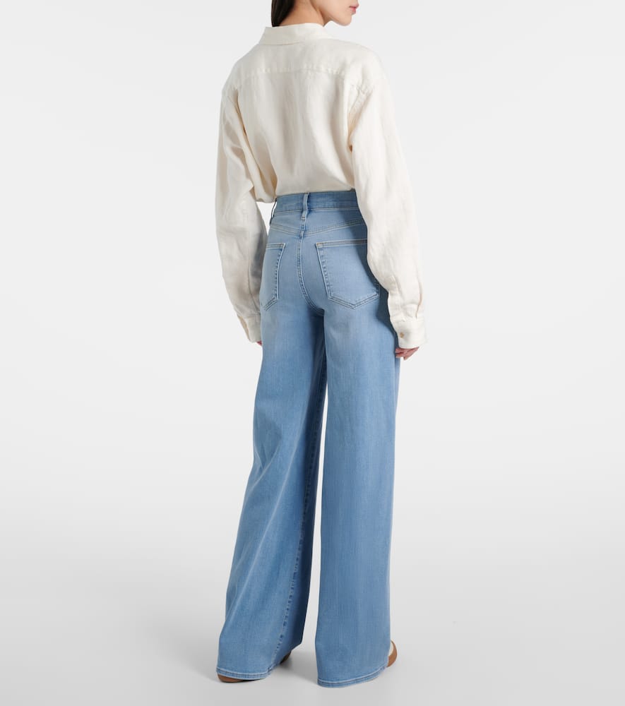 Le Slim Palazzo flared jeans