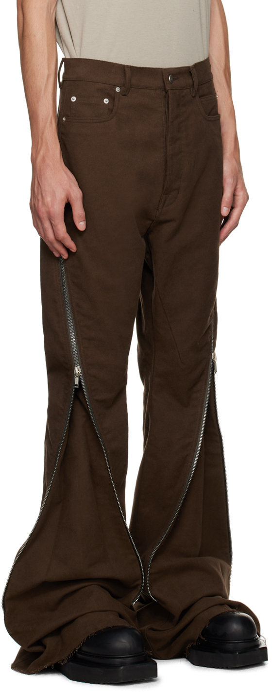 Rick Owens Brown Bolan Banana Jeans