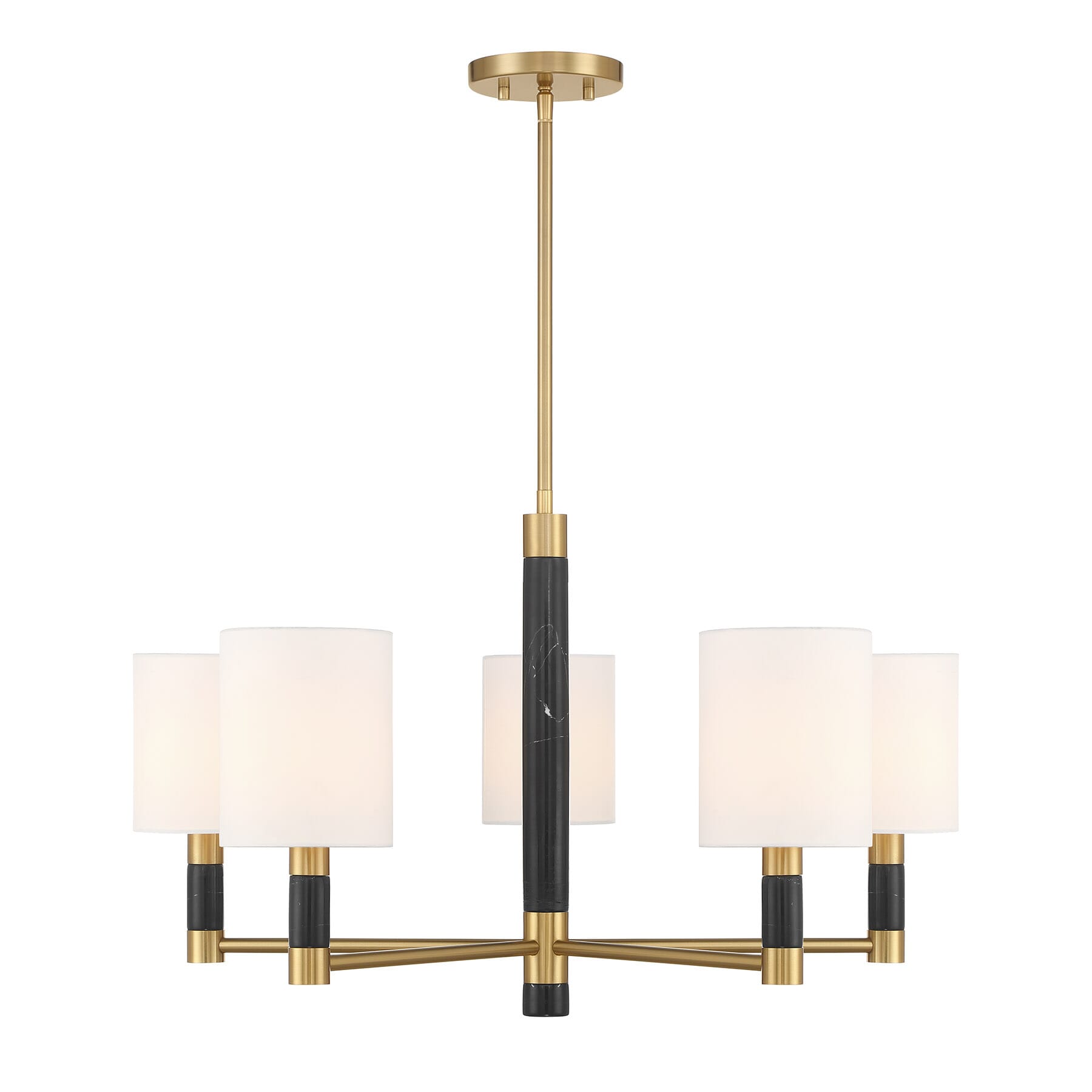 Conrad 5-Light Chandelier in Warm Bra