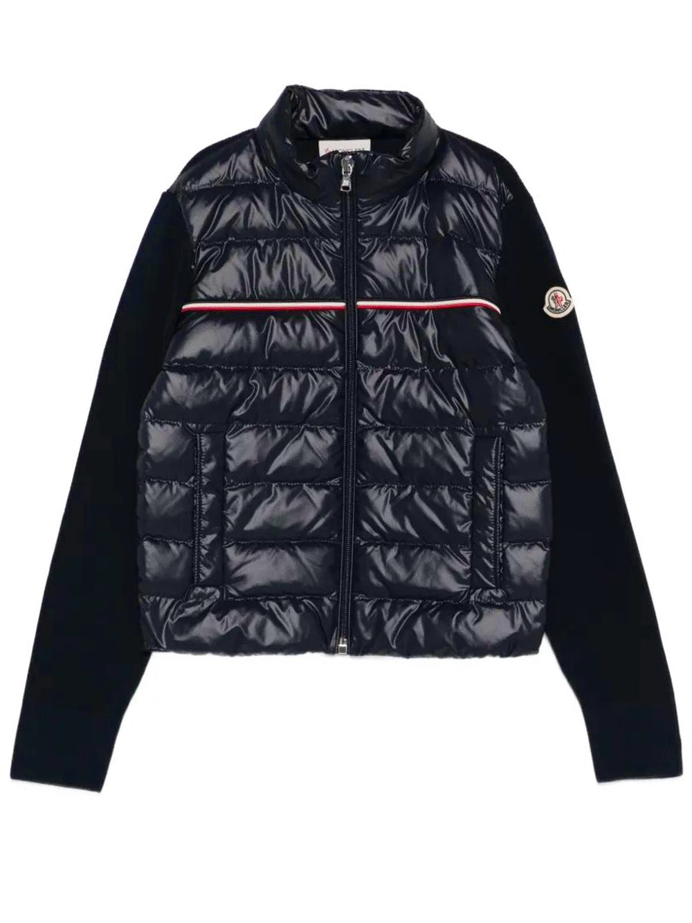 Zip-Up Padded Cardigan