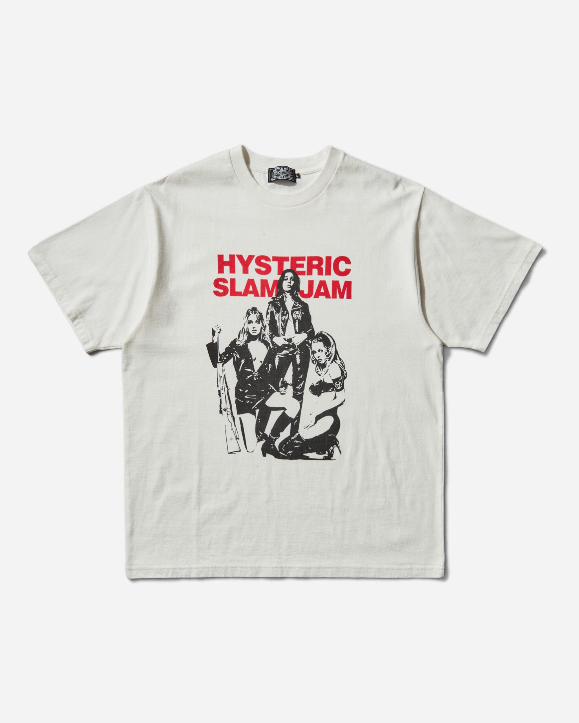 Slam Jam Hysteric Angels T-Shirt White