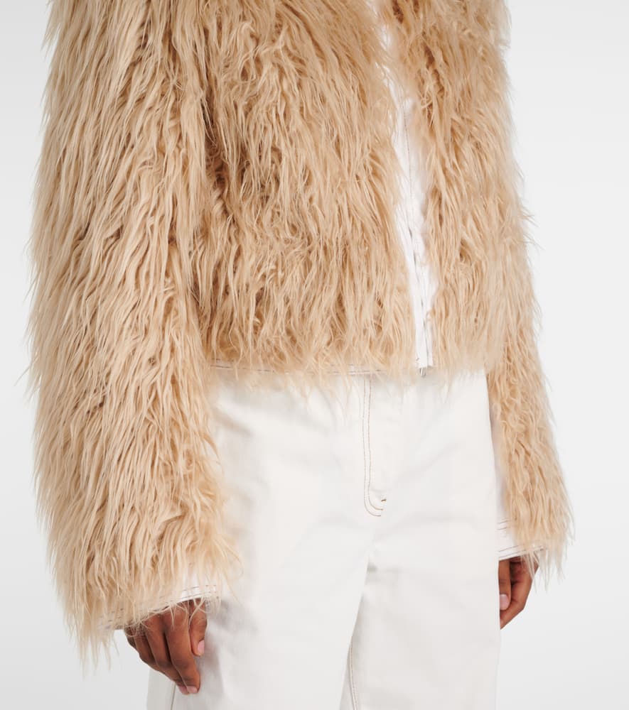 Faux fur jacket