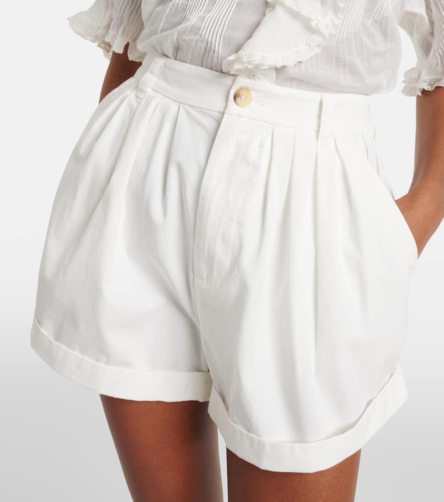 Dôen Paige cotton poplin shorts