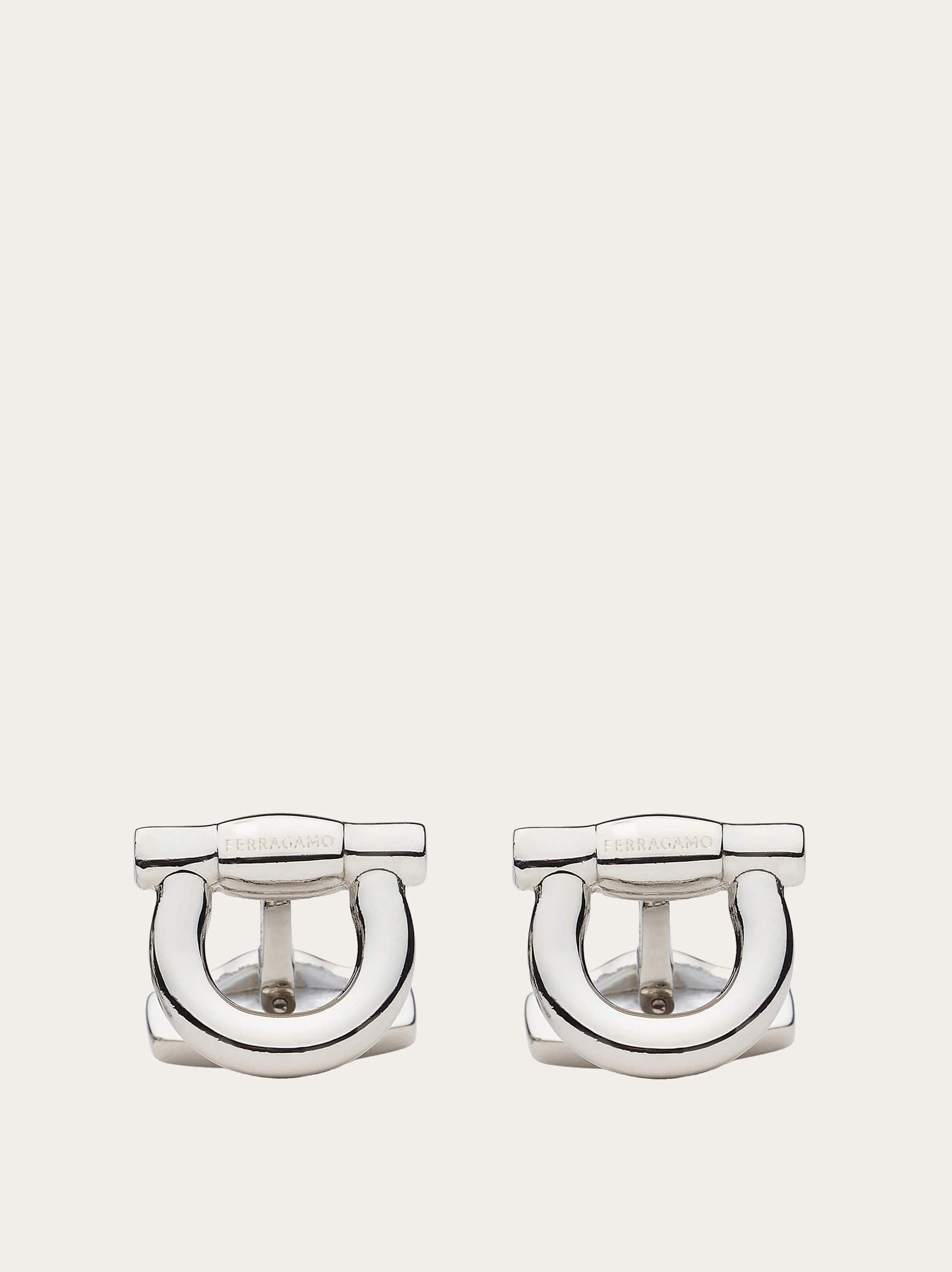Men Gancini cufflinks Silver