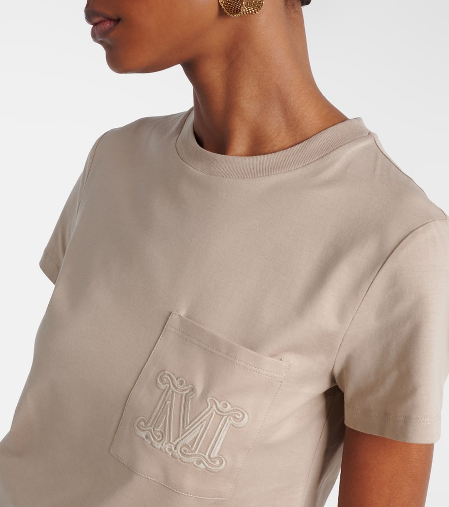 Embroidered cotton top
