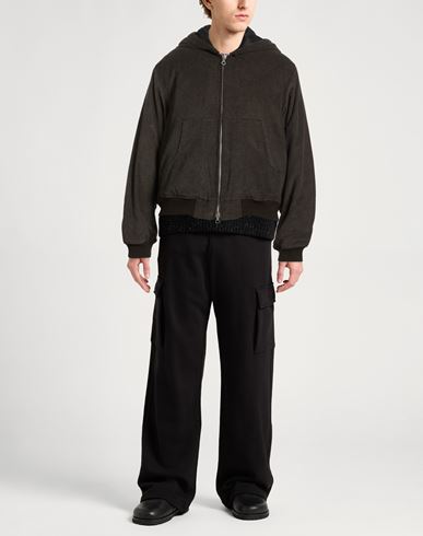 Man Jacket Dark brown Size 42 Cotton