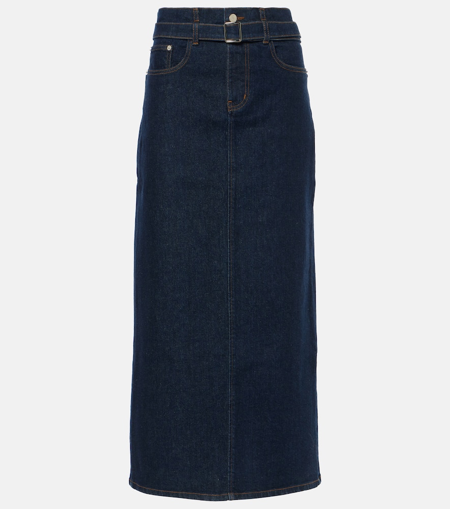 Proenza Schouler Calder denim midi skirt