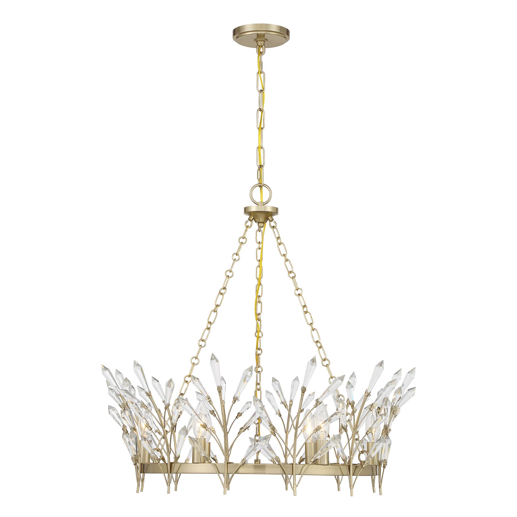Orianna 6-Light Chandelier in Noble Bra
