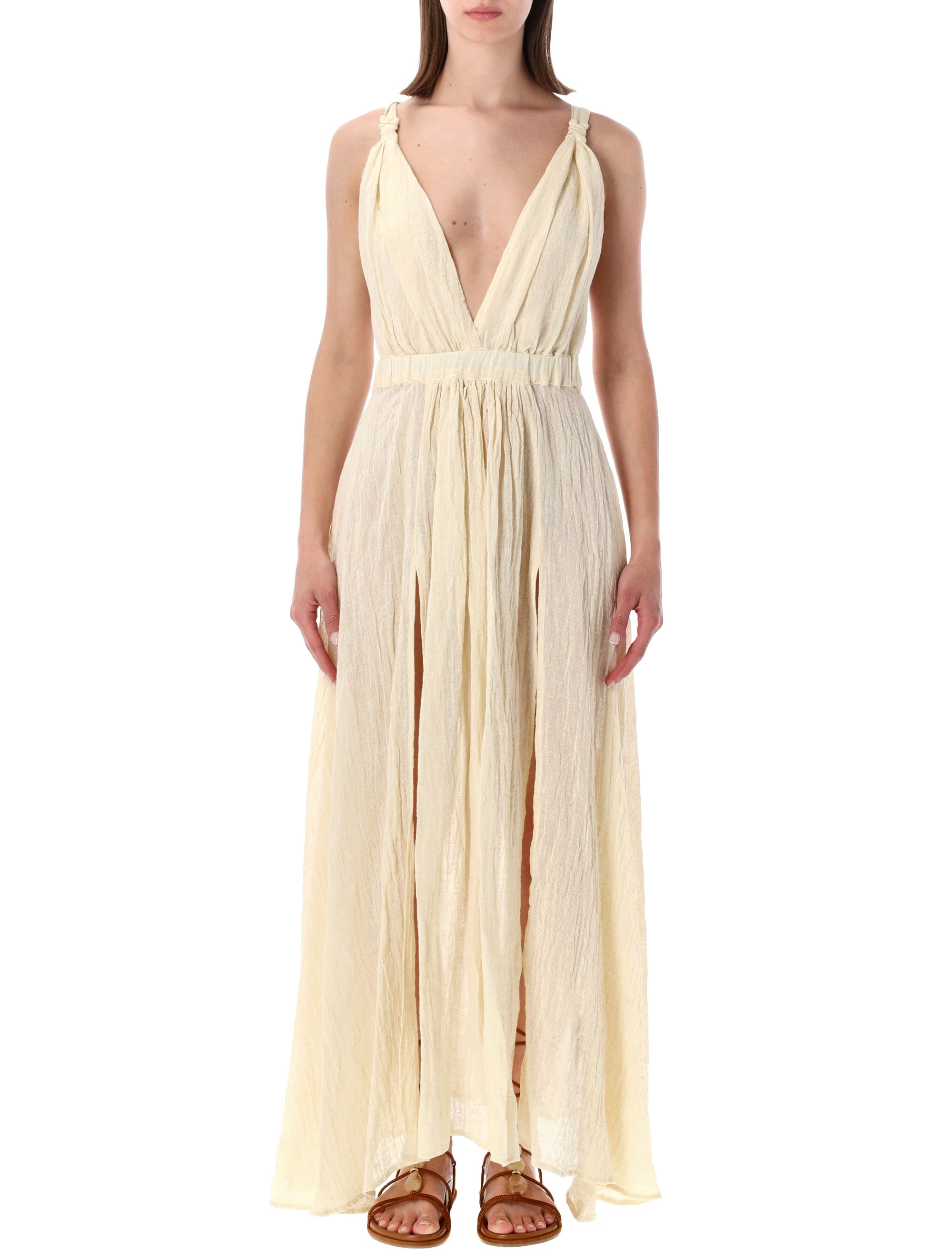Mini Linen Blend Dress for Women