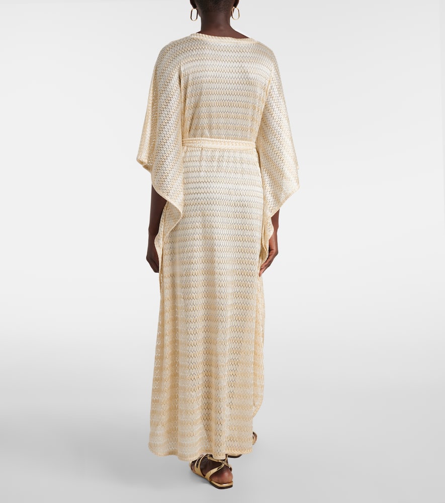 Melissa Odabash June knitted lame kaftan