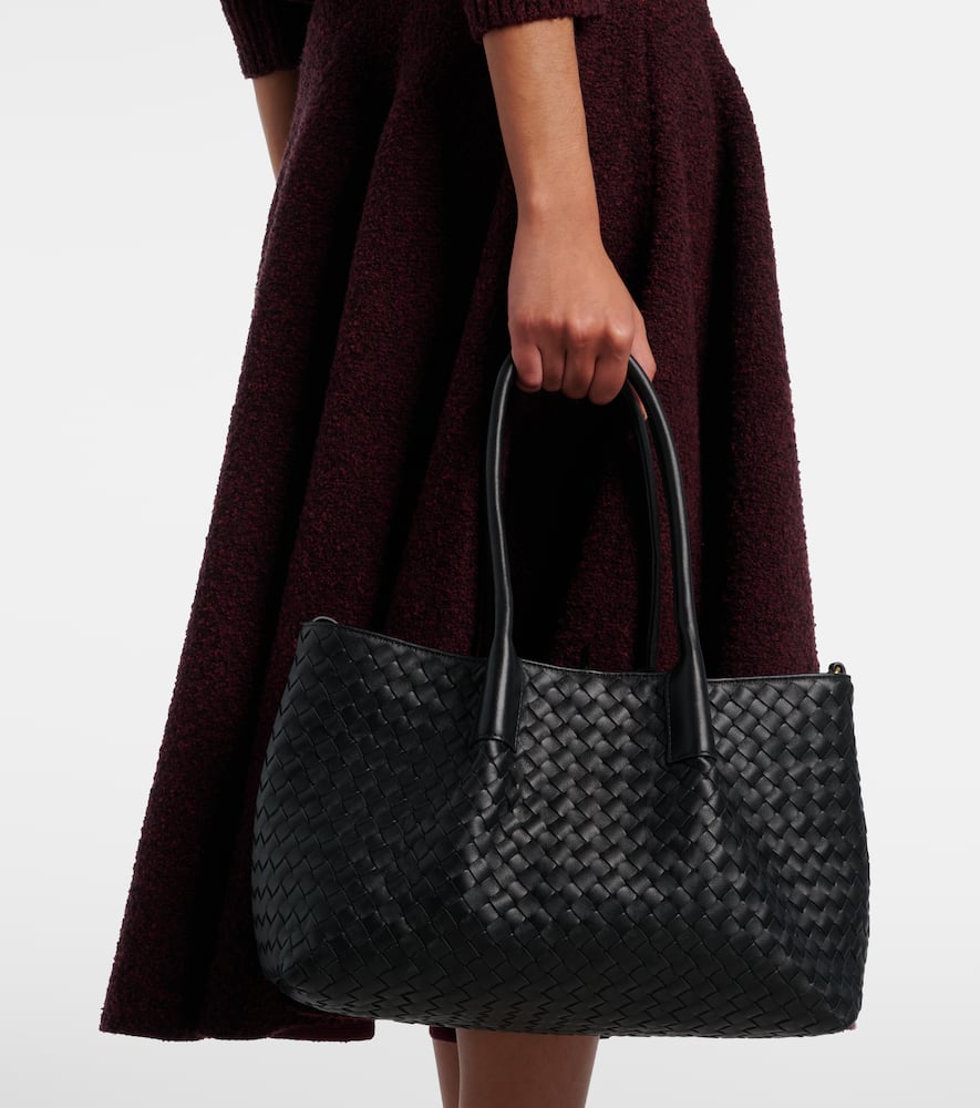 Pinacoteca Small reversible leather tote bag
