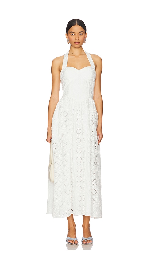 Line & Dot KLEID ANKA in White. Größe S. Also in L